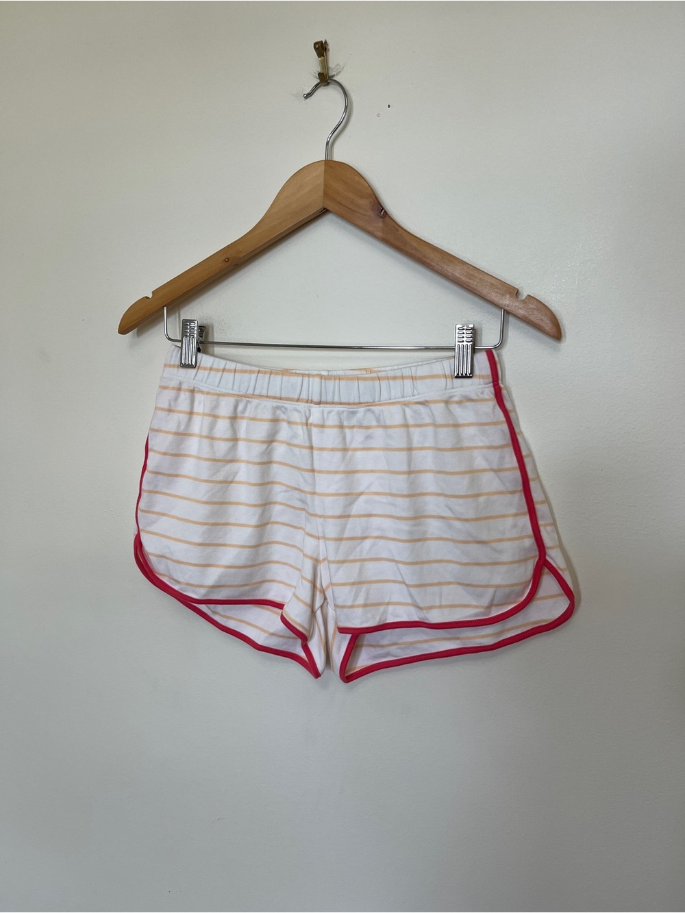 Lake White Peach & Pink Pajama Shorts Size Small